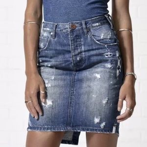 NEVER WORN ONE TEASPOON DENIM 2020 HIGHWAIST SKIRT